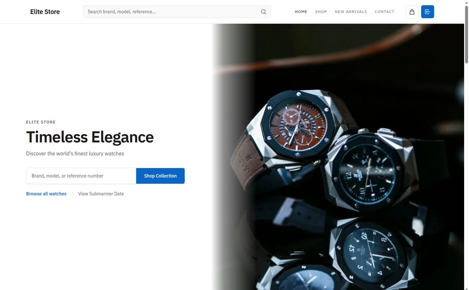 Elite Store project preview